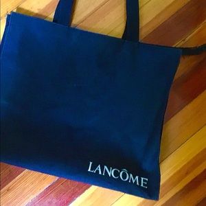 “Lancôme” Unlined Zippered Tote Bag